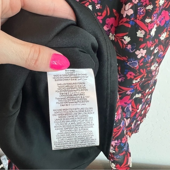 NEW BCBGeneration Women's Ruffle Mini Dress Floral A-Line 6 - Picture 7 of 7